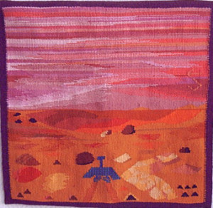 Bonnevillekratern 50x50cm 313g SEK 2 300 Monterad både som kudde och väggbonad